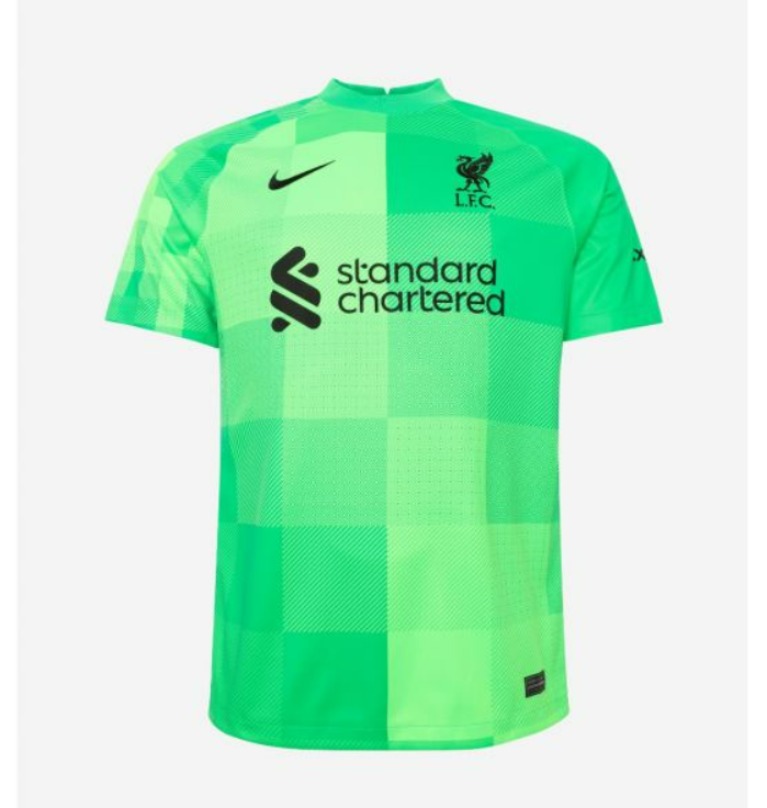 2021/22 Liverpool Green Goalkeeper Soccer Jersey Shirt